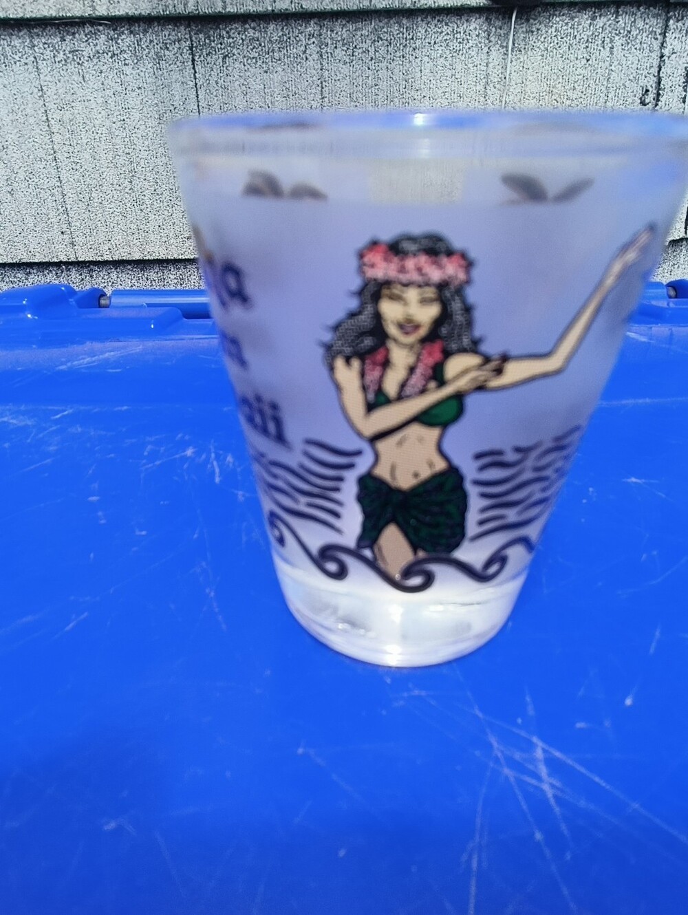 Hula Girl Decorative Shot Glass -